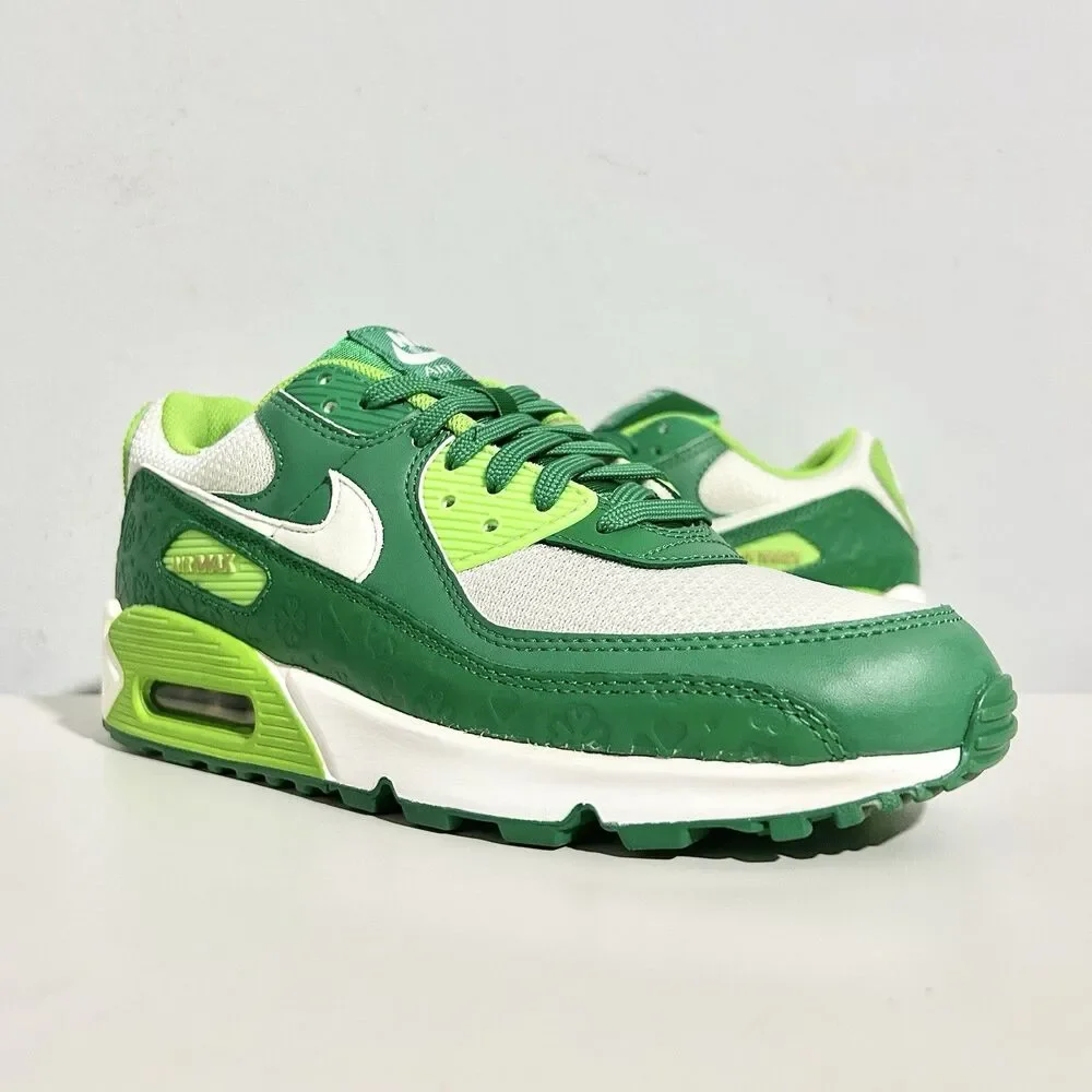 Nike Air Max 90 “St. Patrick’s Day” Men’s Size 8 Green White Lifestyle Sneakers